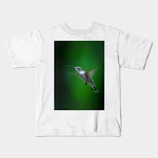 Ruby-throated hummingbird Kids T-Shirt